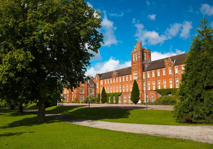 A university building on a college campus.