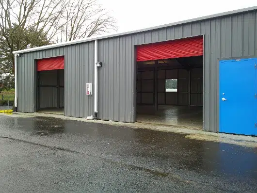 Bay-door exterior